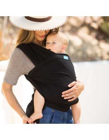 Fular Portabebés Elástico Moby Wrap Evolution Black