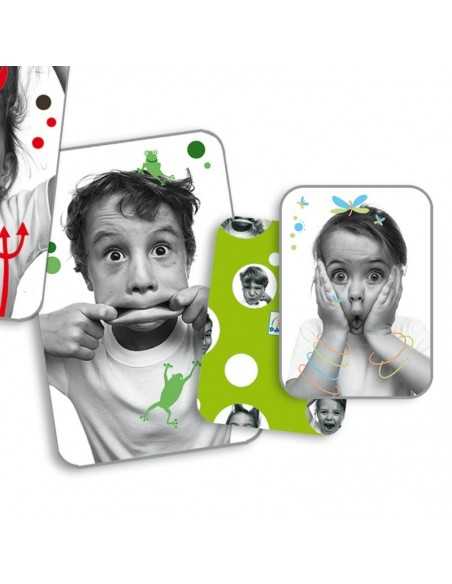 Juego de cartas Grimaces - Muecas de Djeco