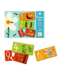 Puzzle Dúo Números de Djeco