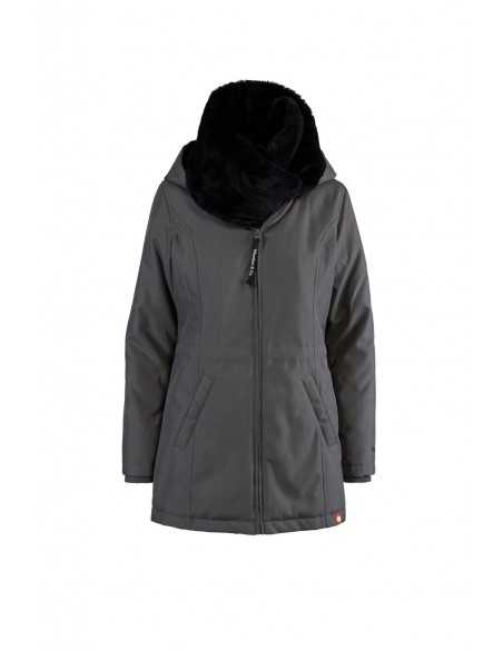 Abrigo de Porteo y Embarazo Wallaby 2.0 Black Soul (Gris y Negro)