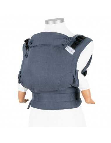 Mochila portabebés Fidella Fusion | nacimiento | Chevron azul