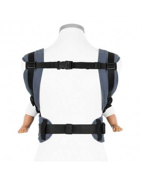 Mochila portabebés Fidella Fusion | nacimiento | Chevron azul