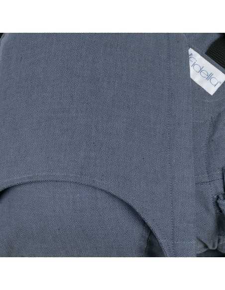 Mochila portabebés Fidella Fusion | nacimiento | Chevron azul