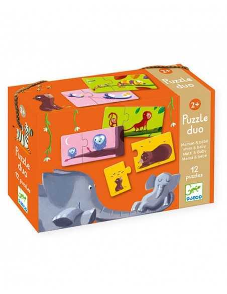 Puzzle duo mamá y bebé de Djeco