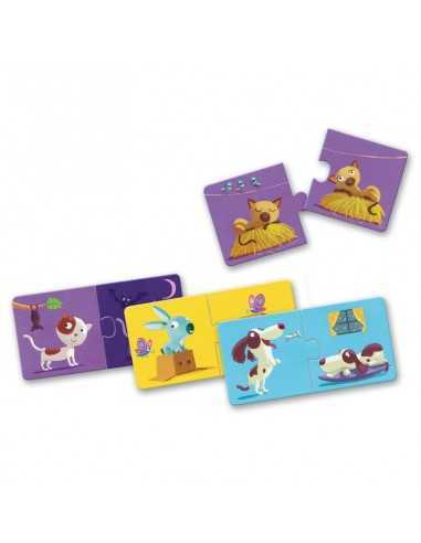 Puzzle duo contrarios de Djeco