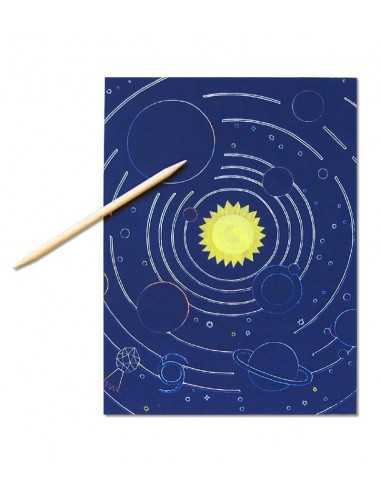 Cuadros para Rascar Misión Cosmos de Djeco