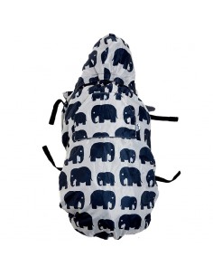 Cobertor de porteo polar Grey Elephants de BundleBean