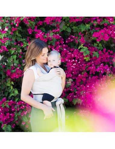 Fular Portabebés Elástico Moby Wrap Evolution Almond