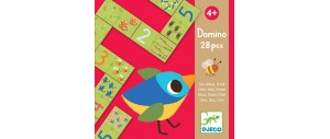 Juego Educativo Domino Uno Dos Tres de Djeco