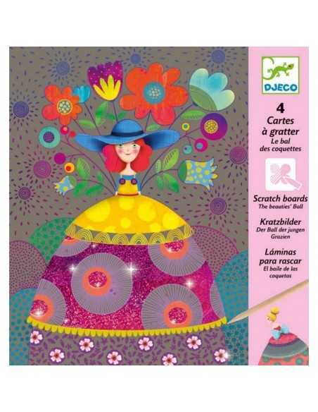 Cuadros para Rascar El Baile de las Coquetas de Djeco