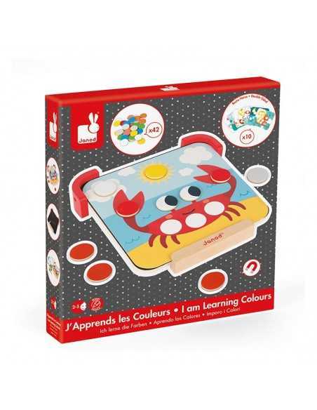 Aprendo los Colores Discos Magnéticos de Janod