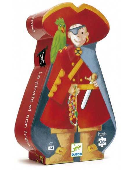 Puzzle Silueta Pirata de Djeco