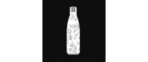 Botella Chilly's Drawing Flores 500ML