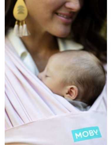 Fular Portabebés Elástico Moby Wrap Classic Rose Quartz