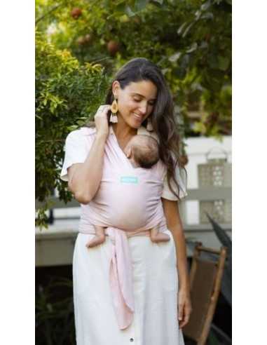 Fular Portabebés Elástico Moby Wrap Classic Rose Quartz