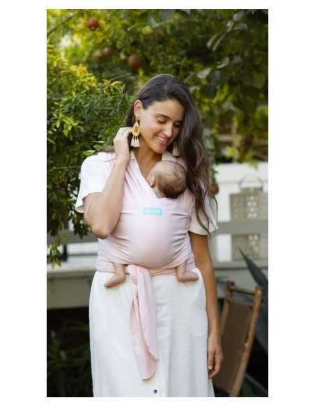 Fular Portabebés Elástico Moby Wrap Classic Rose Quartz