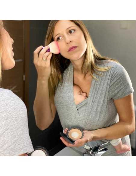 Camiseta portabebé Quokkababy gris