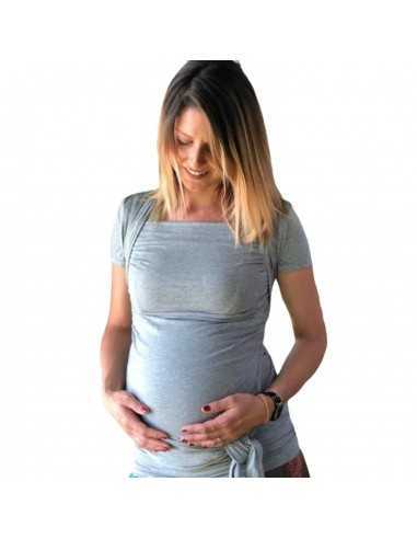 Camiseta portabebé Quokkababy gris