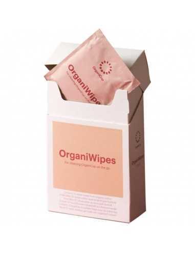Toallitas OrganiWipes para Copa Menstrual | Pack 10 pcs | OrganiCup