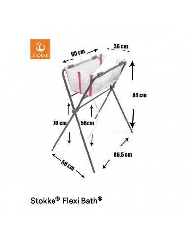 Bañera plegable Stokke ® Flexi Bath con tapón sensible al calor y soporte  para recién nacido · Stokke · El Corte Inglés