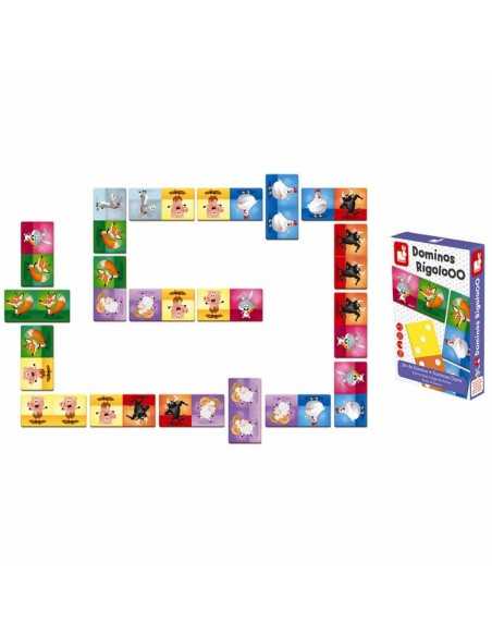 Juego de Dominó Dominos Rigolooo de Janod