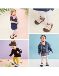  Attipas ZOO - Zapatos de primer paso con temática de zoológico  para bebé, niño y niña, zapatos antideslizantes esenciales para bebés,  zapatos antideslizantes para niños pequeños y bebés, zapatos de calcetines