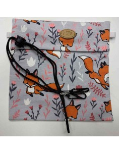 Bolsa de tela + cordón para mascarilla de Monnuage