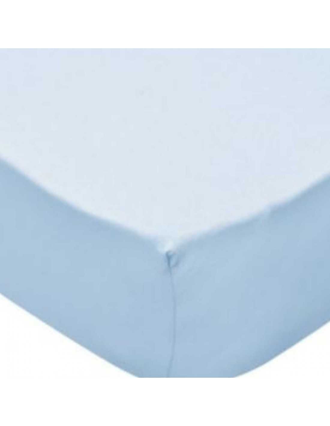 Sábana bajera ajustable para cuna de viaje 100% algodón, 95 x 65 cm, 2 unidades Sasma Home color blanco 
