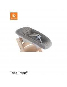 Funda newborn set Stokke gris corazones