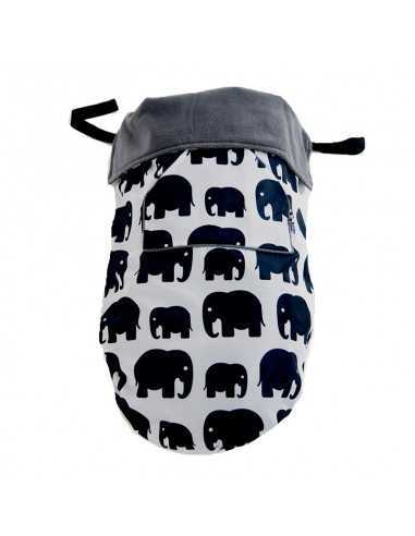Cobertor Go 5 en 1 Grey Elephants de BundleBean