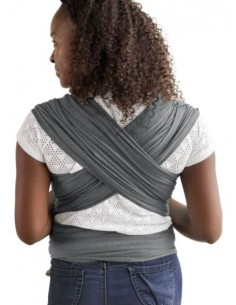 Fular Portabebés Elástico Moby Wrap Elements Asphalt 2