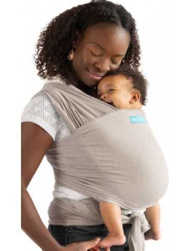Fular Portabebés Elástico Moby Wrap Elements Taupe