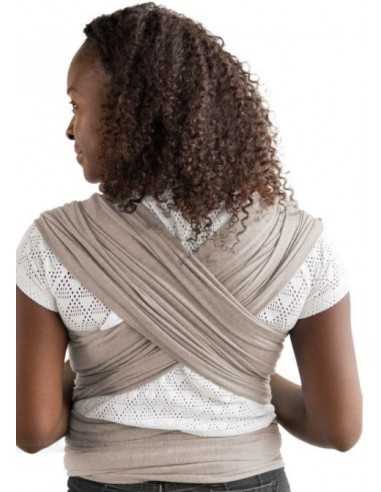 Fular Portabebés Elástico Moby Wrap Elements Taupe