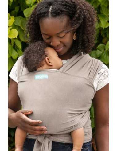 Fular Portabebés Elástico Moby Wrap Elements Taupe