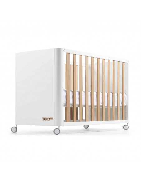 Cuna Colecho Cotinfant Doco Sleeping Style Blanca y Madera 120 x 60 cm