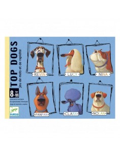 Juego de cartas Top Dogs de Djeco