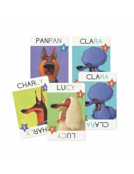Juego de cartas Top Dogs de Djeco