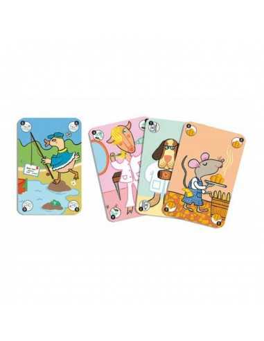 Juego de cartas Happy Family de Djeco