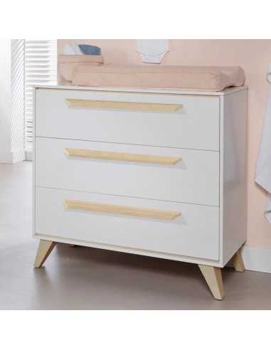 Cómoda Lazzio Blanco natural