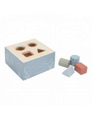 Cubo Encajable de Formas Ocean de Little Dutch