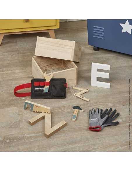 Set Herramientas Guantes y Cinturón Brico Kids de Janod