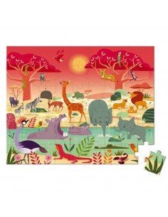 Puzzle La Reserva de Animales de Janod