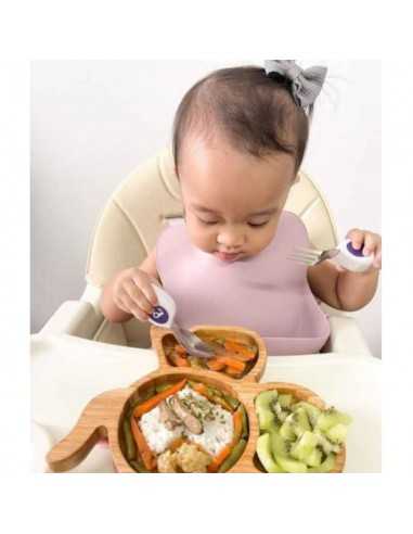 Set Cuchara Y Tenedor Bebe Alimentacion Infantil