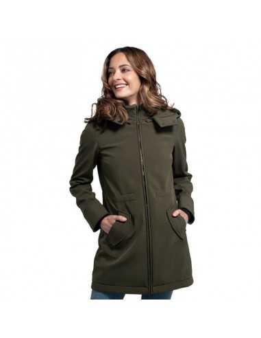 Abrigo porteo y premamá Wombat Shell verde