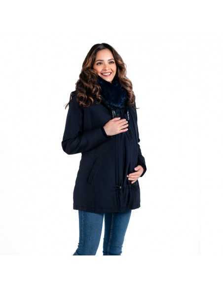 Abrigo de Porteo y Embarazo Wallaby 2.0 Azul Marino