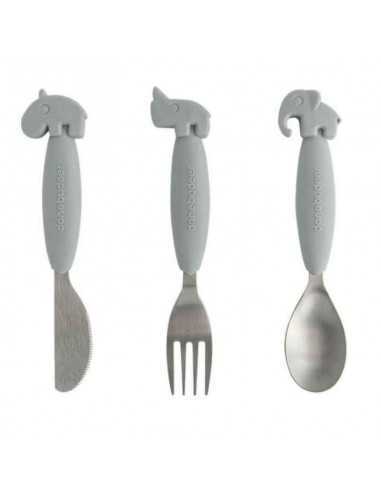 Juego de Cubiertos Antideslizantes Deer Friends de Done by Deer