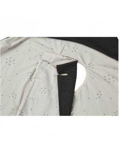 Saco arrullo bebé Baby Wrap Dark Grey Star de Voksi