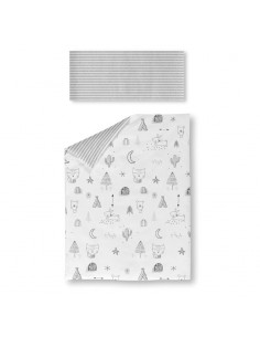 Funda Nórdica Reversible + Funda Almohada 100x135 Indian Bimbidreams