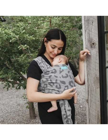 Fular Portabebés Elástico Moby Wrap Night Leopard