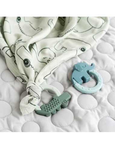 Pack de 2 mordedores Deer friends Verde/Azul de Done by Deer